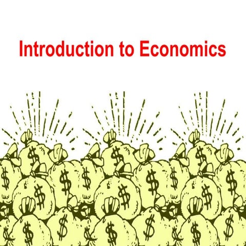 Economics intro notes
