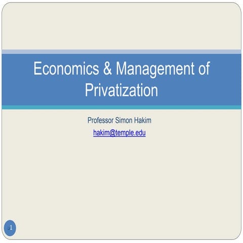 Privatization | PPTX