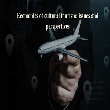 Presentation on cultural landscape and there role shaping tourism ...