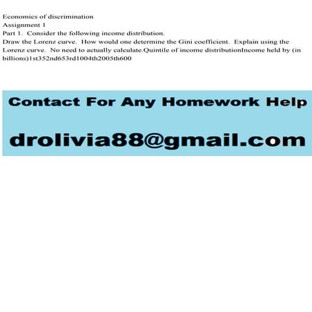 Economics of discriminationAssignment 1Part 1.  Consider the fol.pdf