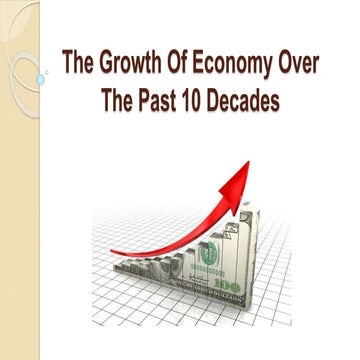 Economic growth of India over the past century | PPTX