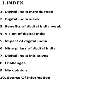 CBSE economics Project class 12 Digital India