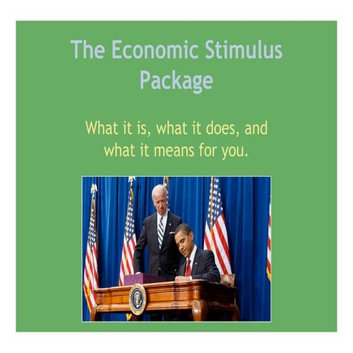 Economic Stimulus Package