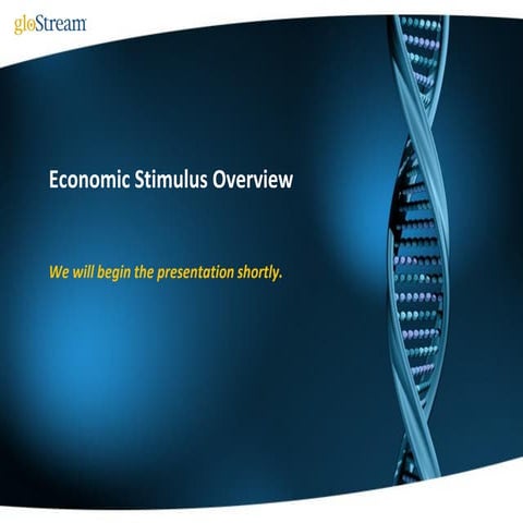 Economic Stimulus Presentation August 2010