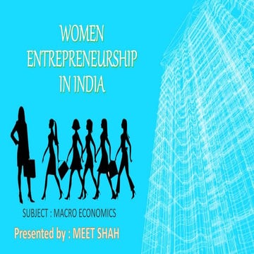  Women Entrepreneurship India 