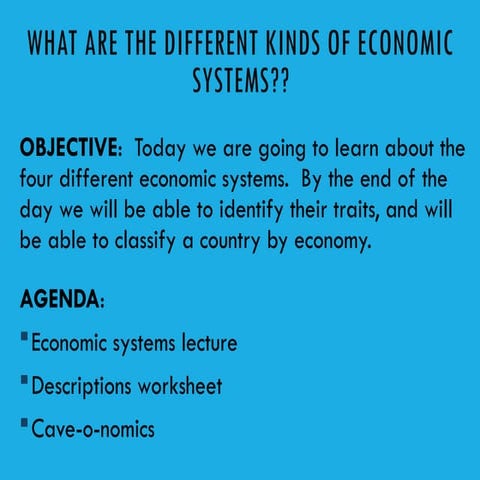 ECONOMIC SYSTEMS ACTIVITY HIGH SCHOOL visual data 3