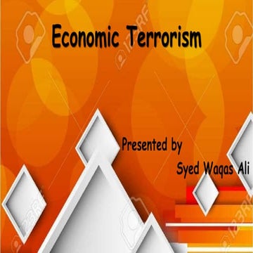 Economic terrorism