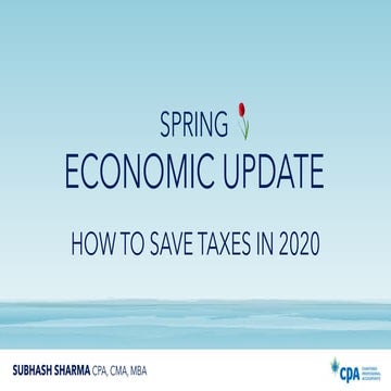 Economic update  2020