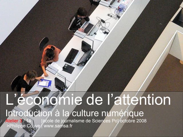 L\'économie de l\'attention