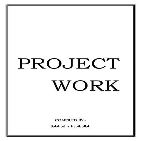 economics project consumer awareness   