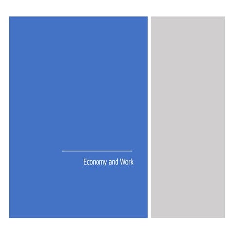 Economy and work