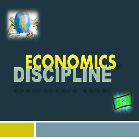 Economy discipline