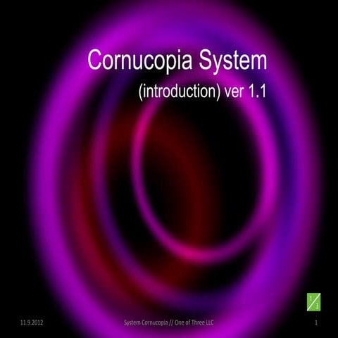 System Cornucopia ver1.1