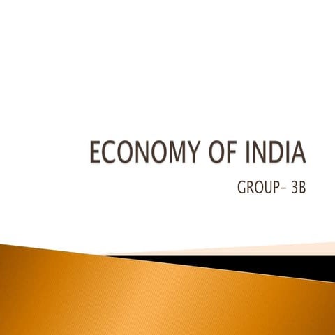 Economy of india