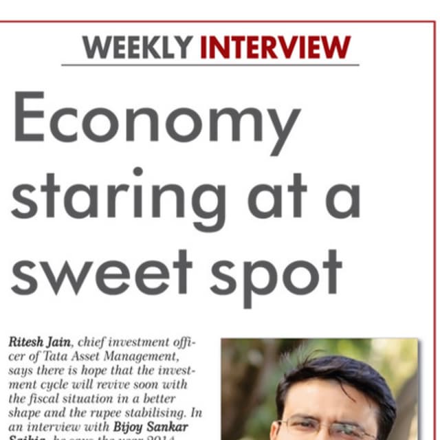 Economy staring at sweet spot