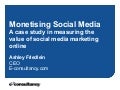 E Consultancy Social Media Monetisation Case Study