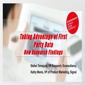 The Promise of First-Party Data: How the Top Brands Get the Strongest ROI for...