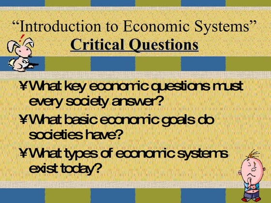 Types of economic system | PPTX