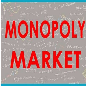 MONOPOLY MARKET