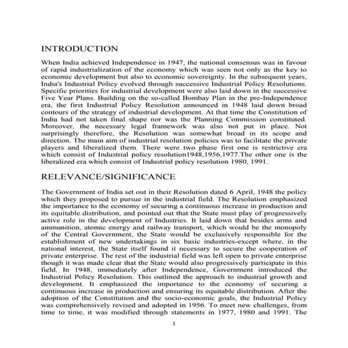 Manaegerial Economics Small project