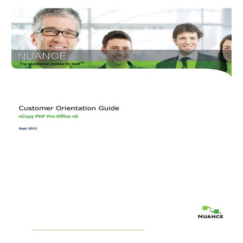 E copy pdf pro office 6 customer orientation guide | PDF
