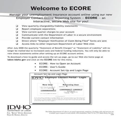 Ecore flyer