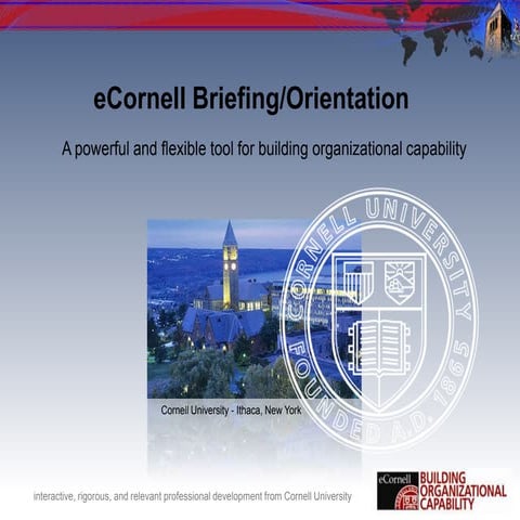 E cornell briefing orientation
