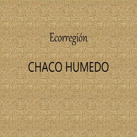 Chaco húmedo