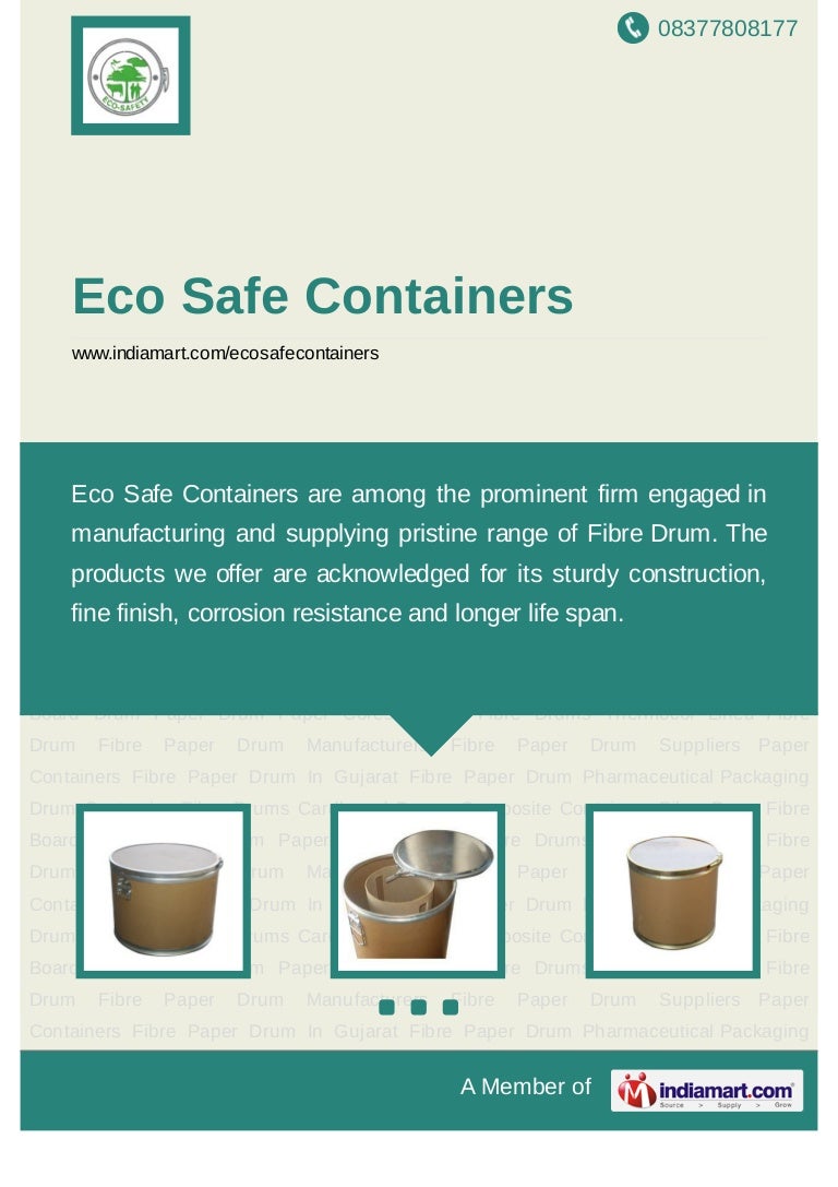 Eco Safe Containers, Ahmedabad, Fibre Drum