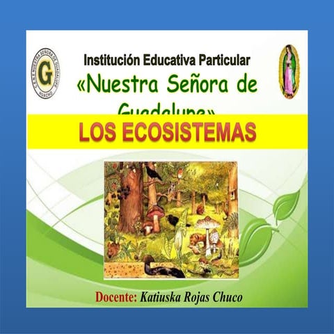 Ecosistemas | PPTX