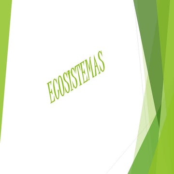 Ecosistemas | PPTX