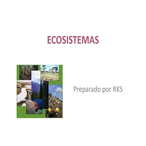 Ecosistemas | PPTX