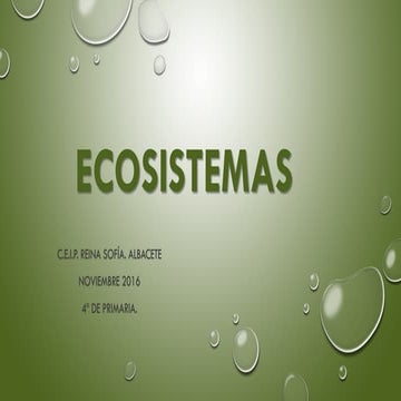Ecosistemas