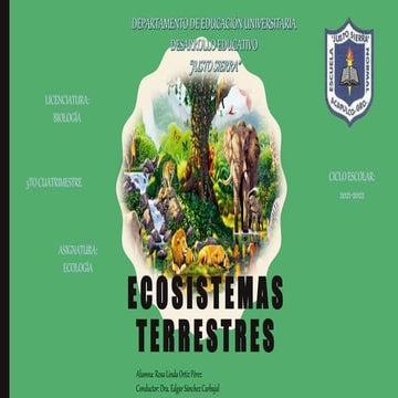 Ecosistemas | PPTX