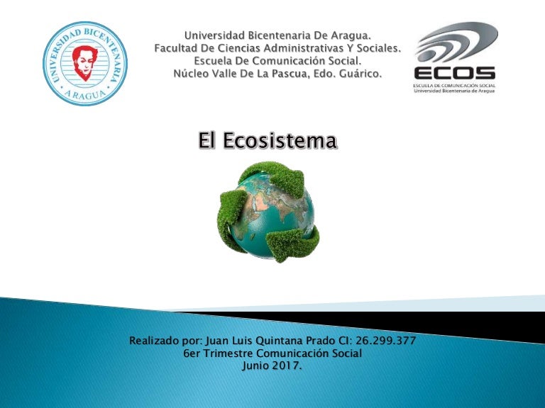 Cuadro Sinóptico del ecosistema