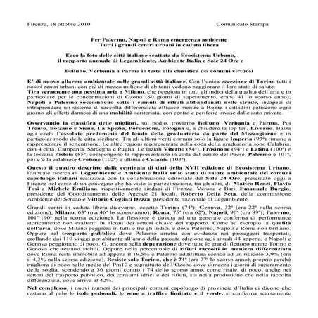 Ecosistema urbano 2010