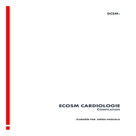ECOSM Cardiologie examen de fin de stage | PDF