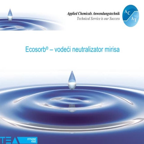 Ecosorb® – vodeći neutralizator mirisa