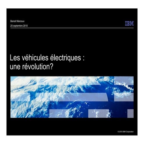 Les véhicules électriques : une révolution?