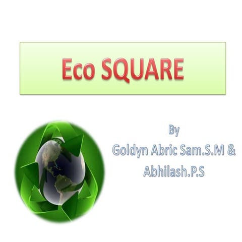 Eco square | PPTX