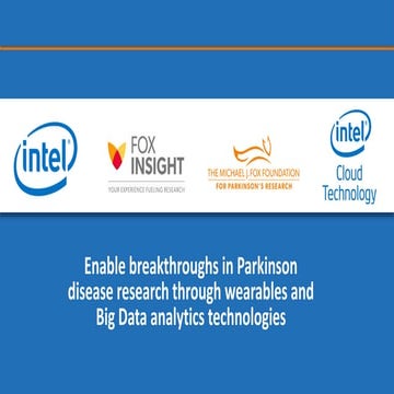 HBaseCon 2015: HBase as an IoT Stream Analytics Platform for Parkinson's Dise...