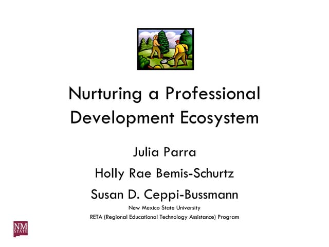 NM TIE Presentation on PD Ecosystems