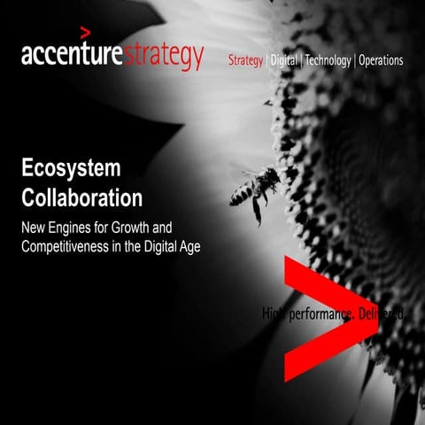 Ecosystem Collaboration - New Engines for Growth and Competitiveness in the D...