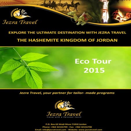 Eco tour in Jordan