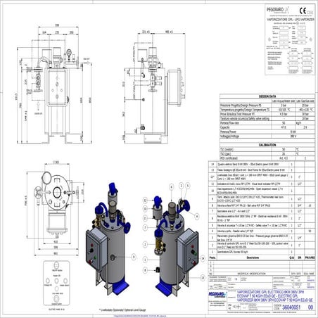 Ecovap 50 kg elettrico con quadro - Ecovap 50 kg eexd electric with ...