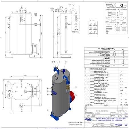 Ecovap 750 kg elettrico con quadro eexd - Ecovap 750 kg electric with ...