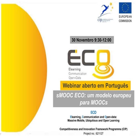 sMOOC  ECO um modelo europeu para MOOCs 