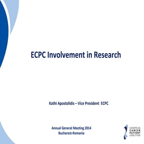 ECPC involvement in research