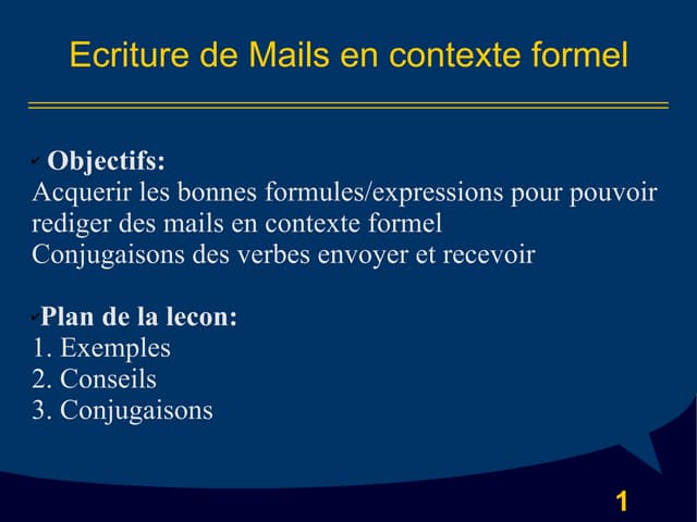 Ecriture De Mails