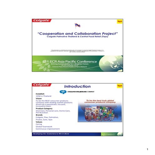 Ecr thailand cooperation & collaboration project